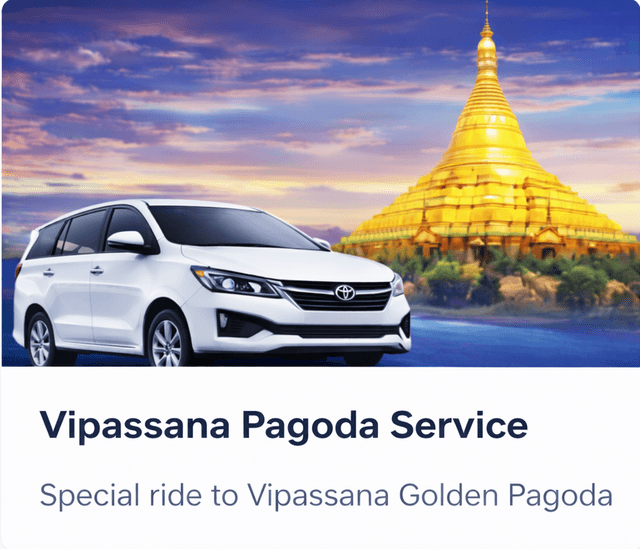 Vipassana Pagoda taxi service Mumbai - Sri Hanumanth Tours and Travels